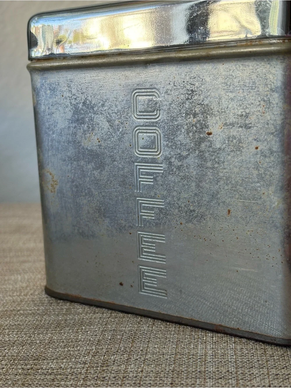 Vintage Beauty Ware Stainless Steel Flour & Coffee Canisters Set Stackable VTG